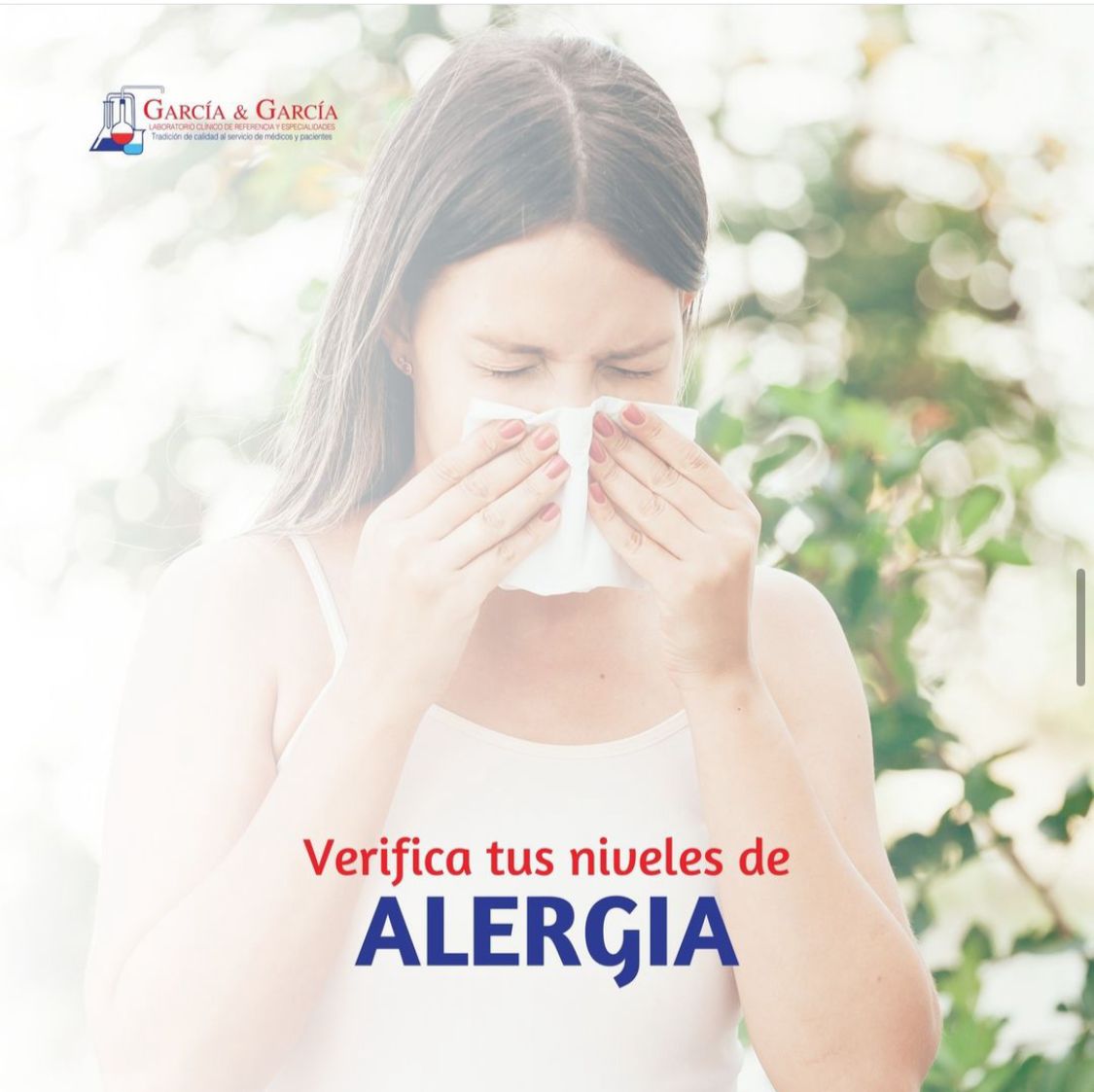 Verifica tus niveles de alergia